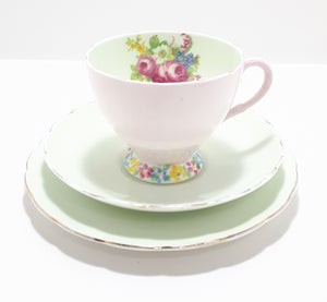 1930’s Foley Bone China Tea Trio - Pattern V2089