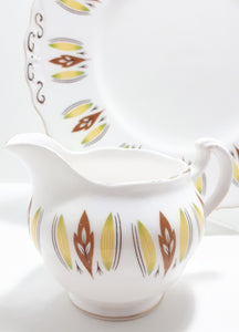 Colclough Bone China Biscuit Plate &amp; Creamer – Pattern 8197
