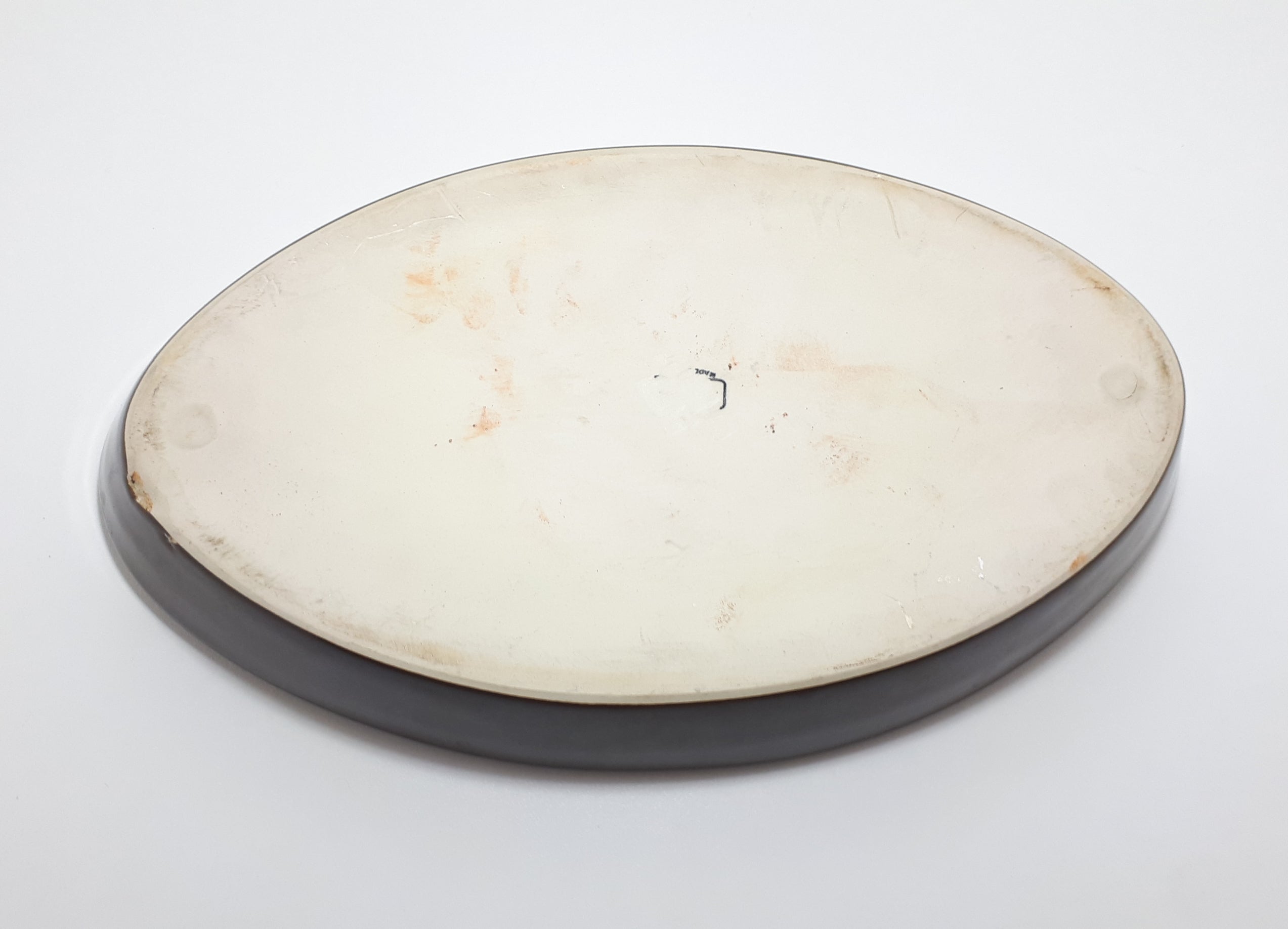 Brown & Cream Vintage Oval Ceramic Baking / Casserole Dish