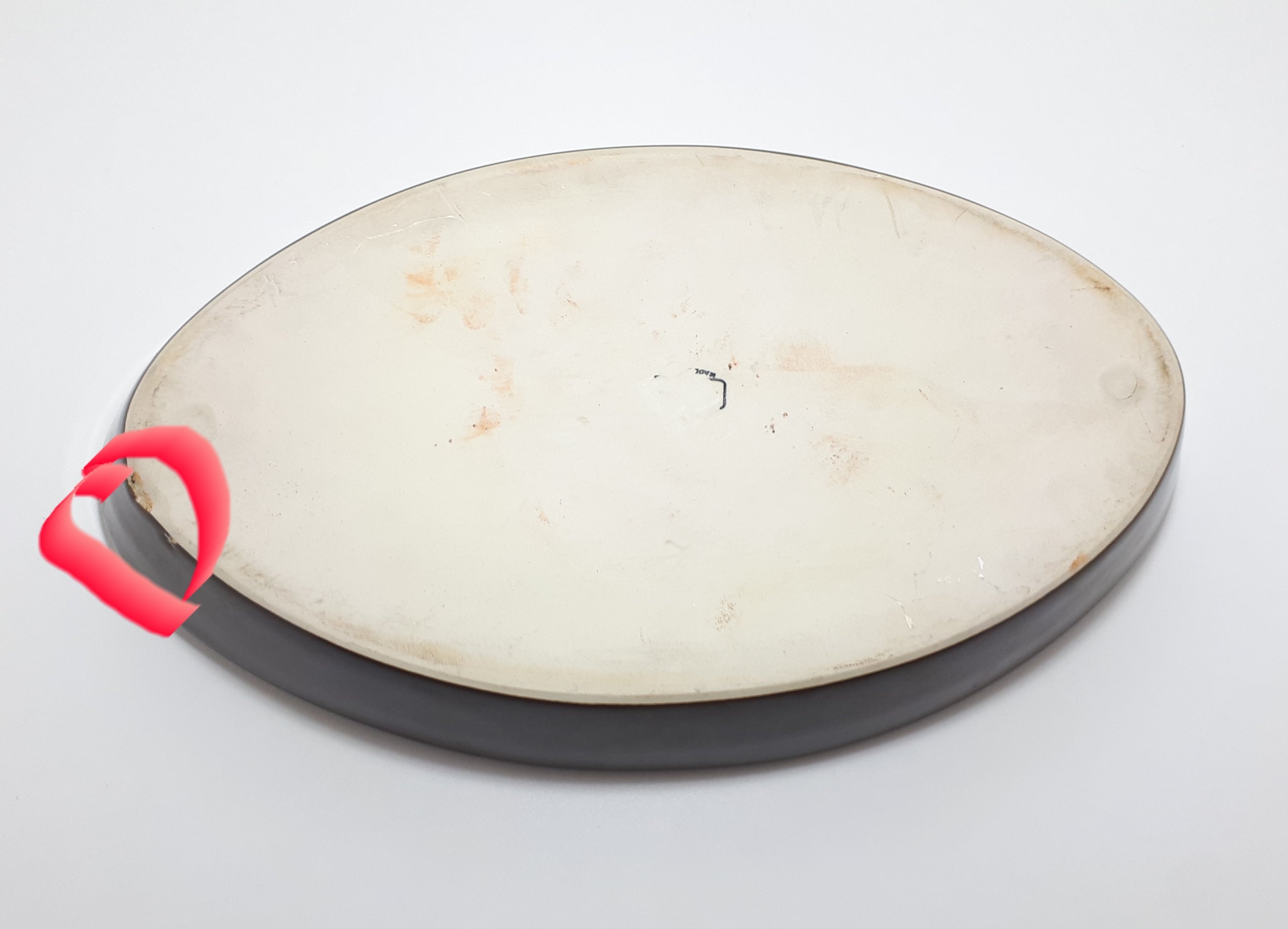 Brown & Cream Vintage Oval Ceramic Baking / Casserole Dish