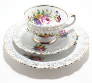 Exquisite Wawel (Made in Poland) Tea Trio