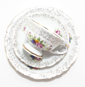 Exquisite Wawel (Made in Poland) Tea Trio