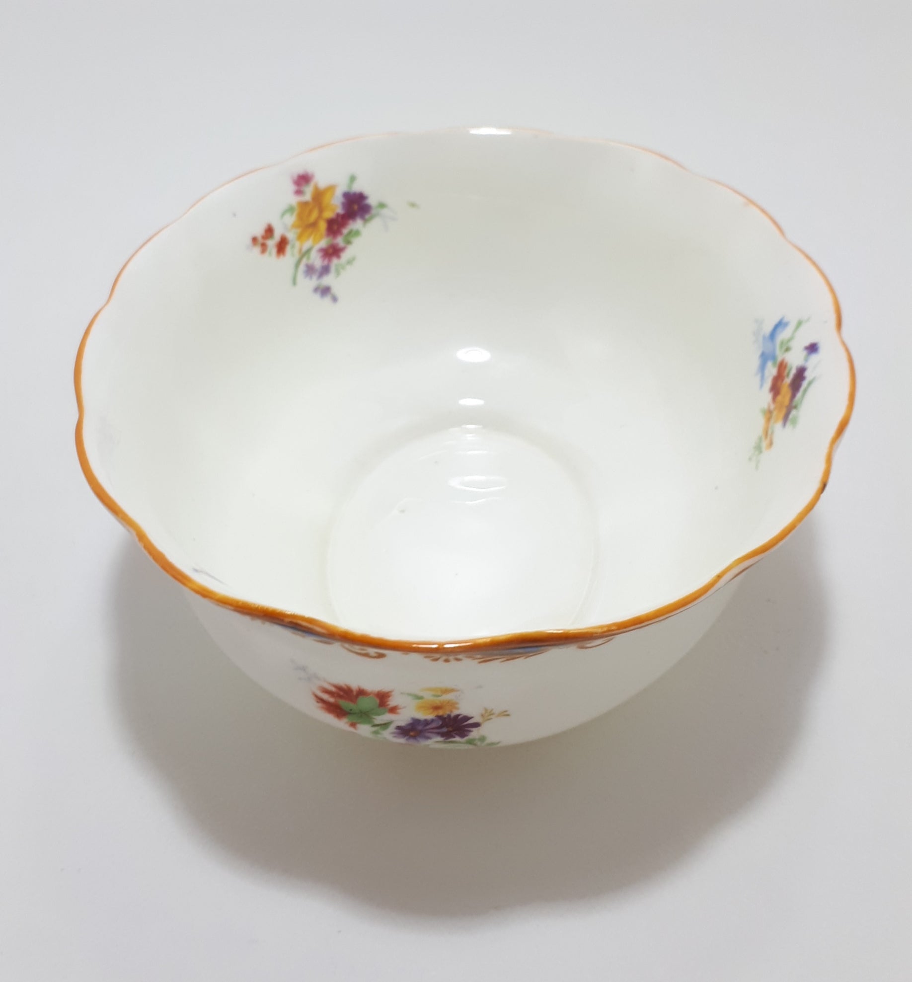 1930’s Paragon Fine Bone China Oval Shaped Sugar Bowl – RD No. 744170 – Lugano Pattern