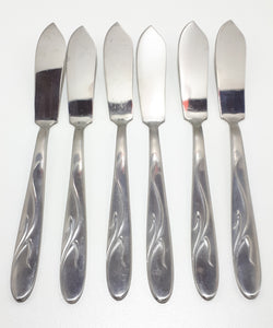 Vintage & Pristine Set of 6 W.H. Brittain Fish Knives