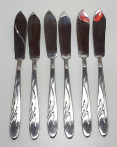 Vintage & Pristine Set of 6 W.H. Brittain Fish Knives