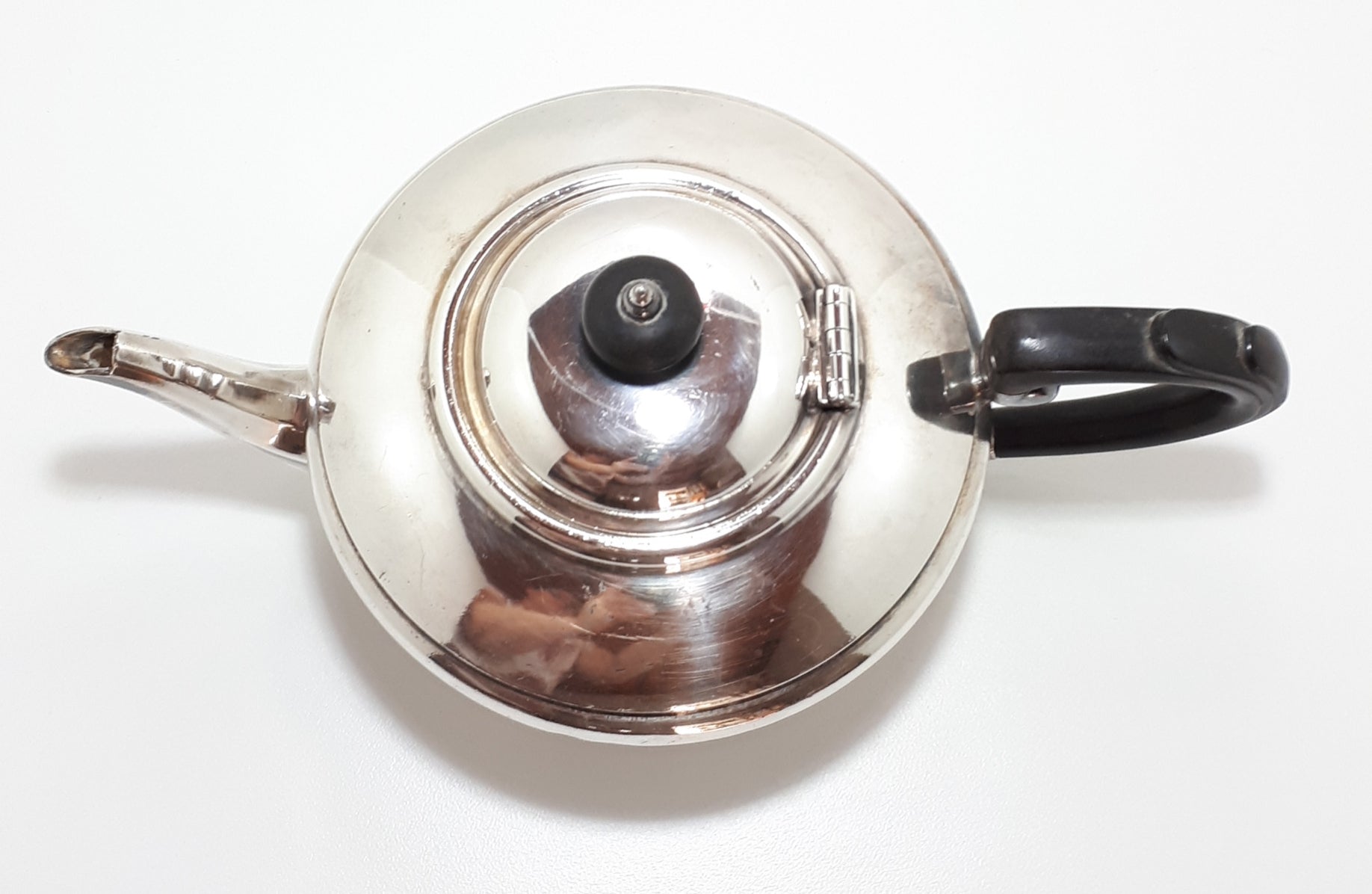 Antique Late 1800’s Victorian Era Tea Pot With Black Bakelite Handle & Lid Finial – EPBM 8082