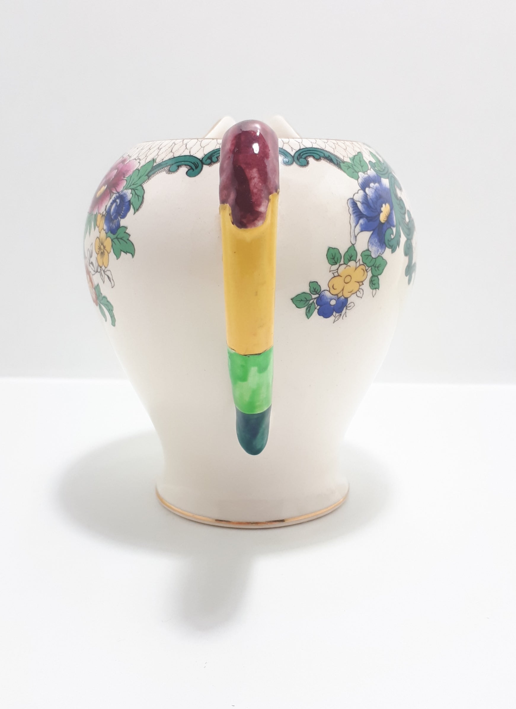 Royal Cauldon Victoria Pattern Porcelain Jug - Small