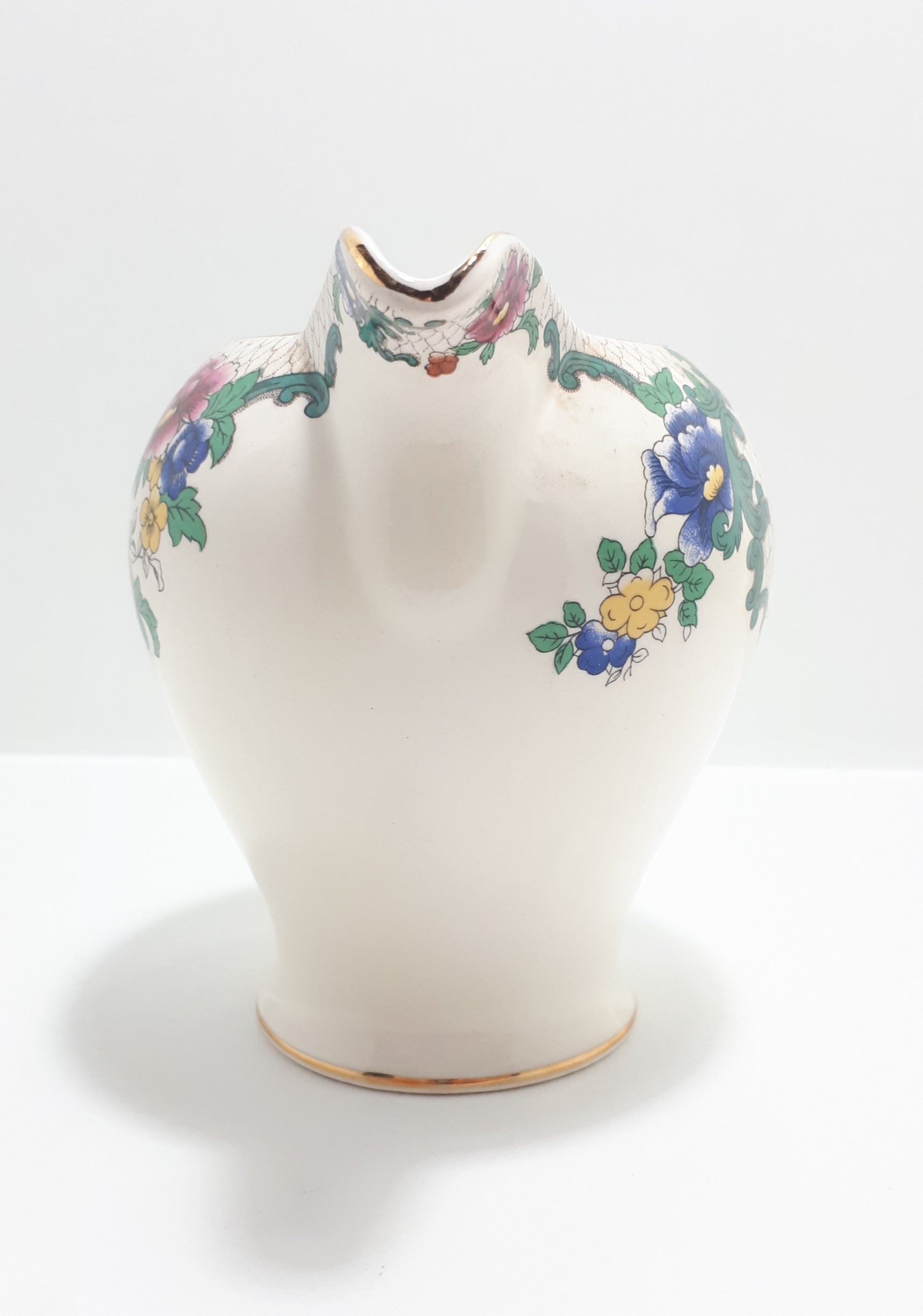 Royal Cauldon Victoria Pattern Porcelain Jug - Small