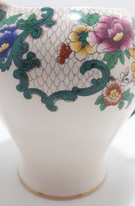 Royal Cauldon Victoria Pattern Porcelain Jug - Small