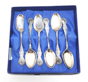 G&E Rodd Boxed Set Of 6 Tea / Coffee Spoons