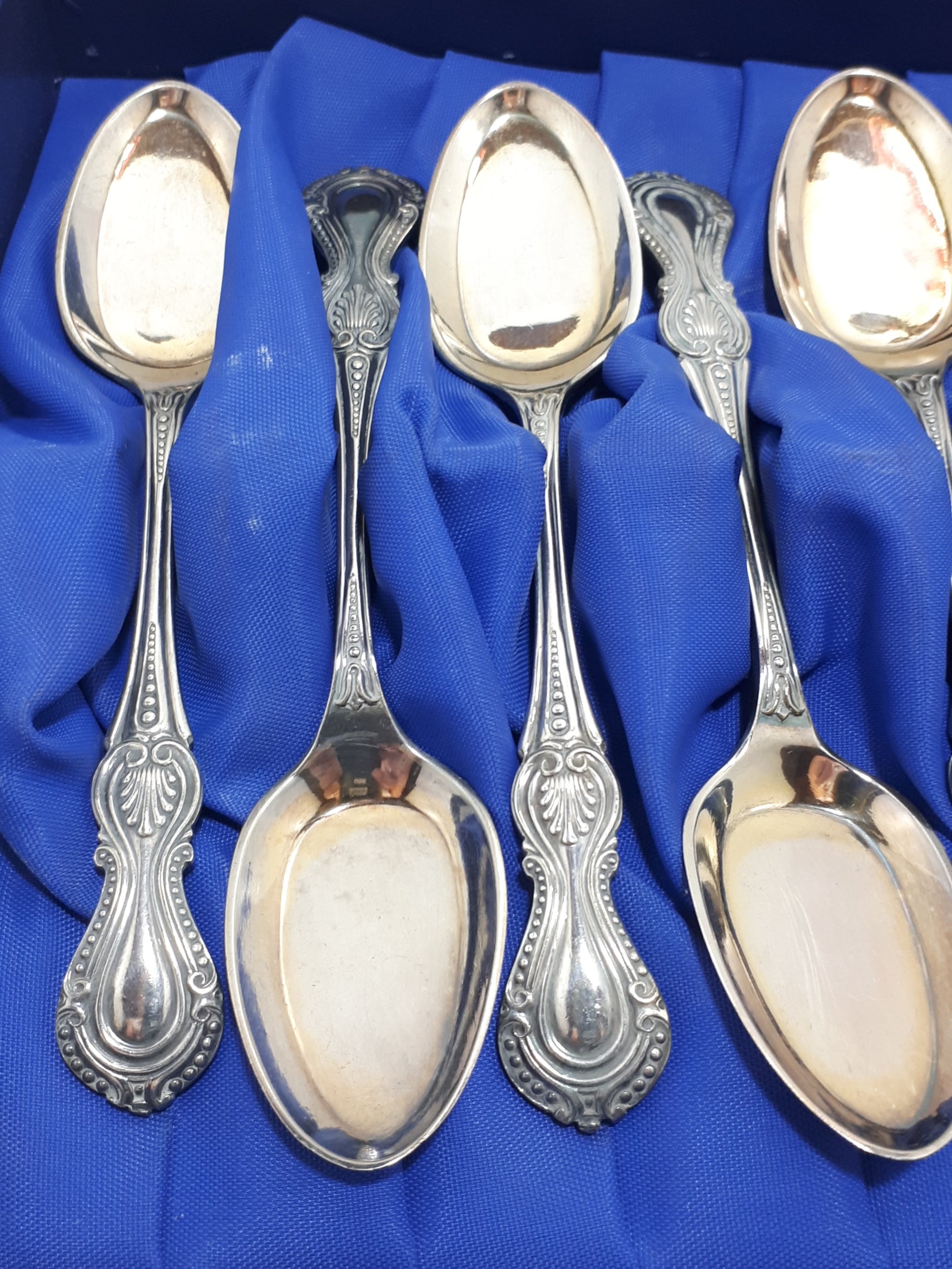 G&E Rodd Boxed Set Of 6 Tea / Coffee Spoons