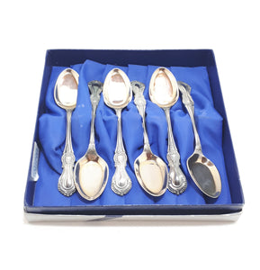 G&E Rodd Boxed Set Of 6 Tea / Coffee Spoons