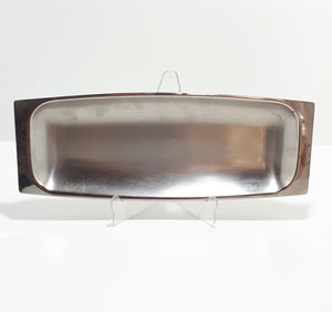 Rectangular Shaped Stainless Steel Swedish Serving Platter