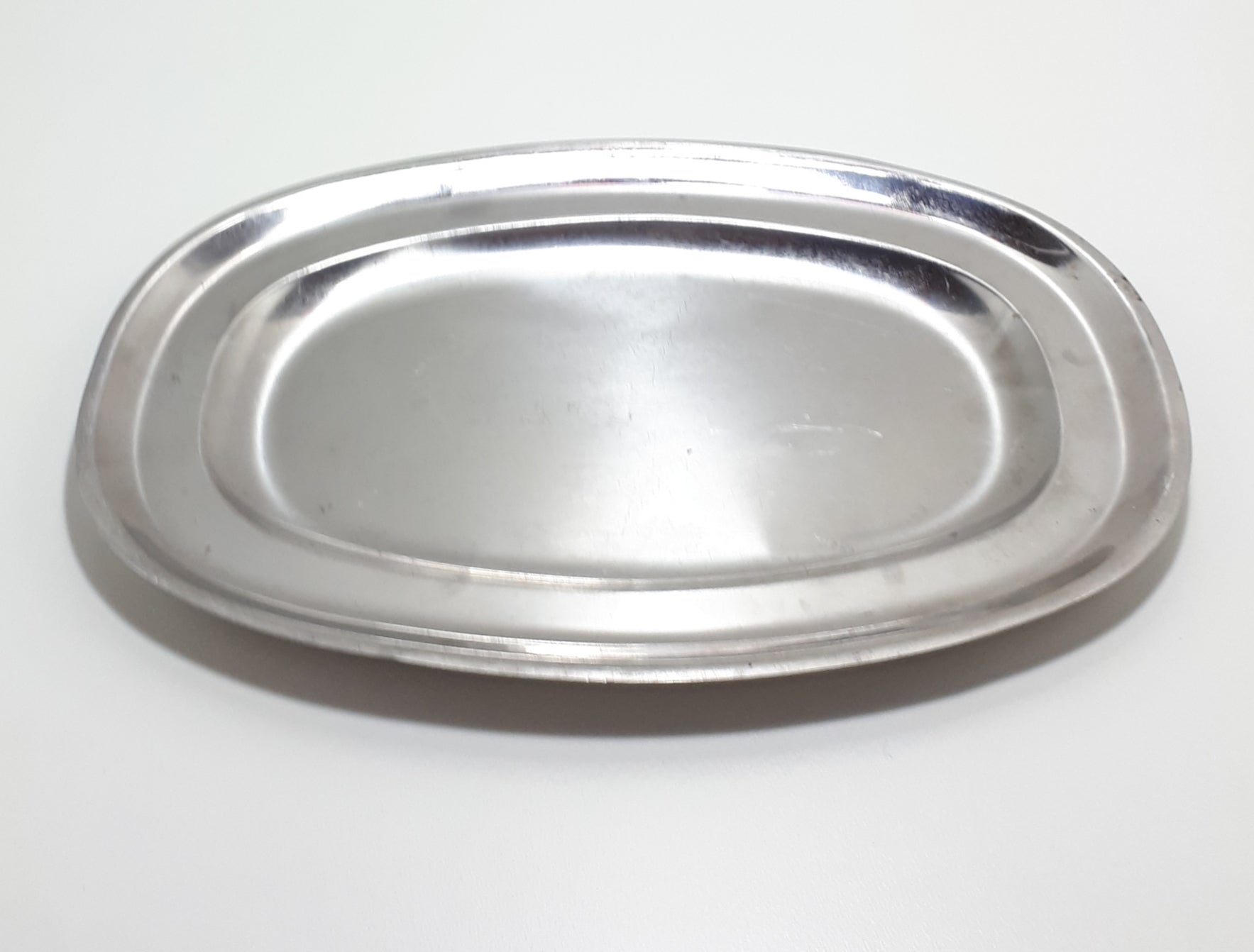 Oval Shaped Stainless Steel Palamidis Serving Platter