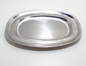 Oval Shaped Stainless Steel Palamidis Serving Platter