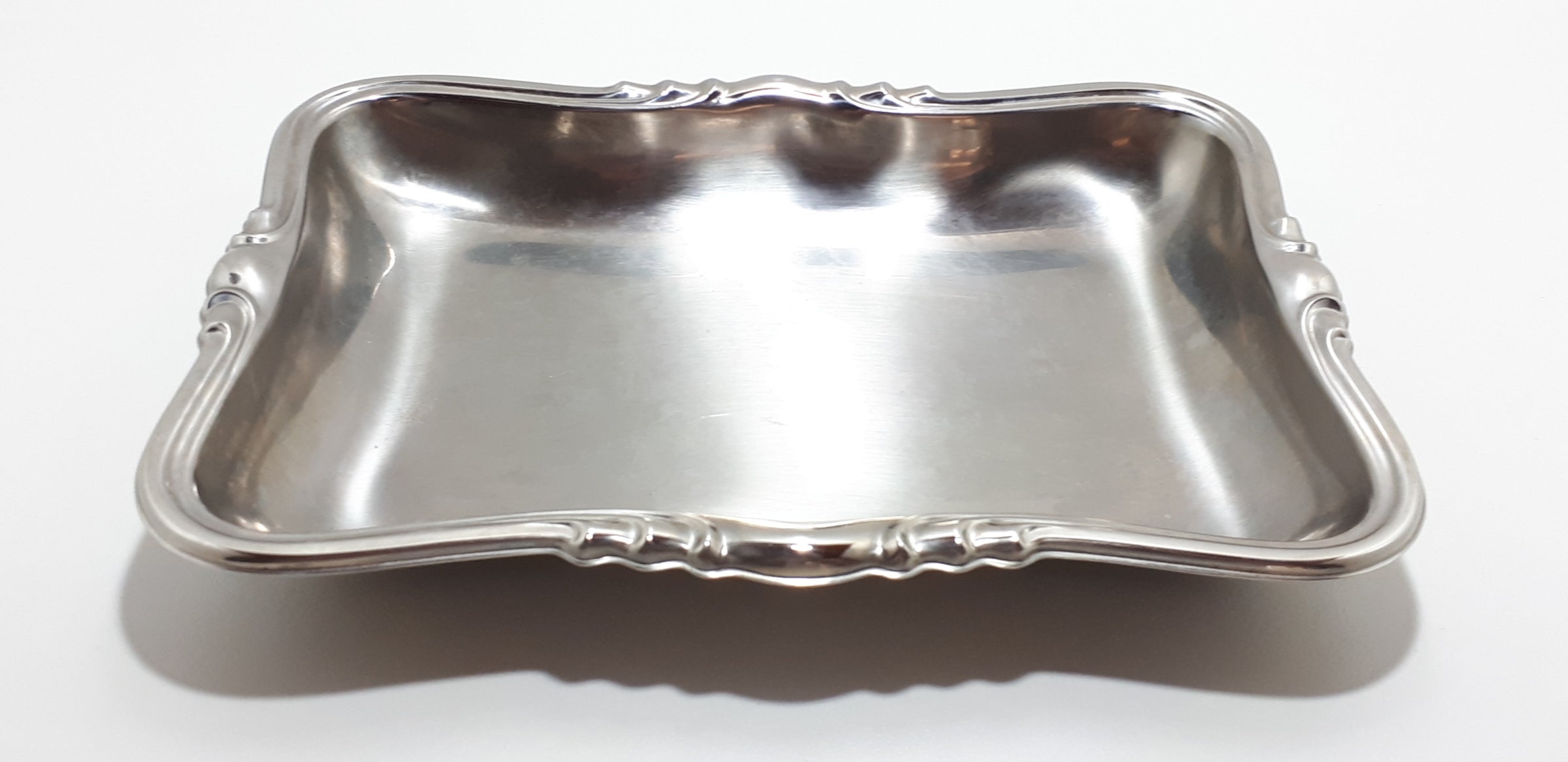 Italian Alessi Silver Plated Rectangular Bread Basket – In Original Box