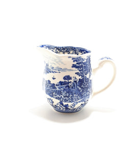 Blue & White William James Pastoral Symphony Creamer