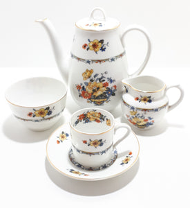Complete Vintage TK Thun (Czechoslovakia) Coffee Set – 15 Piece