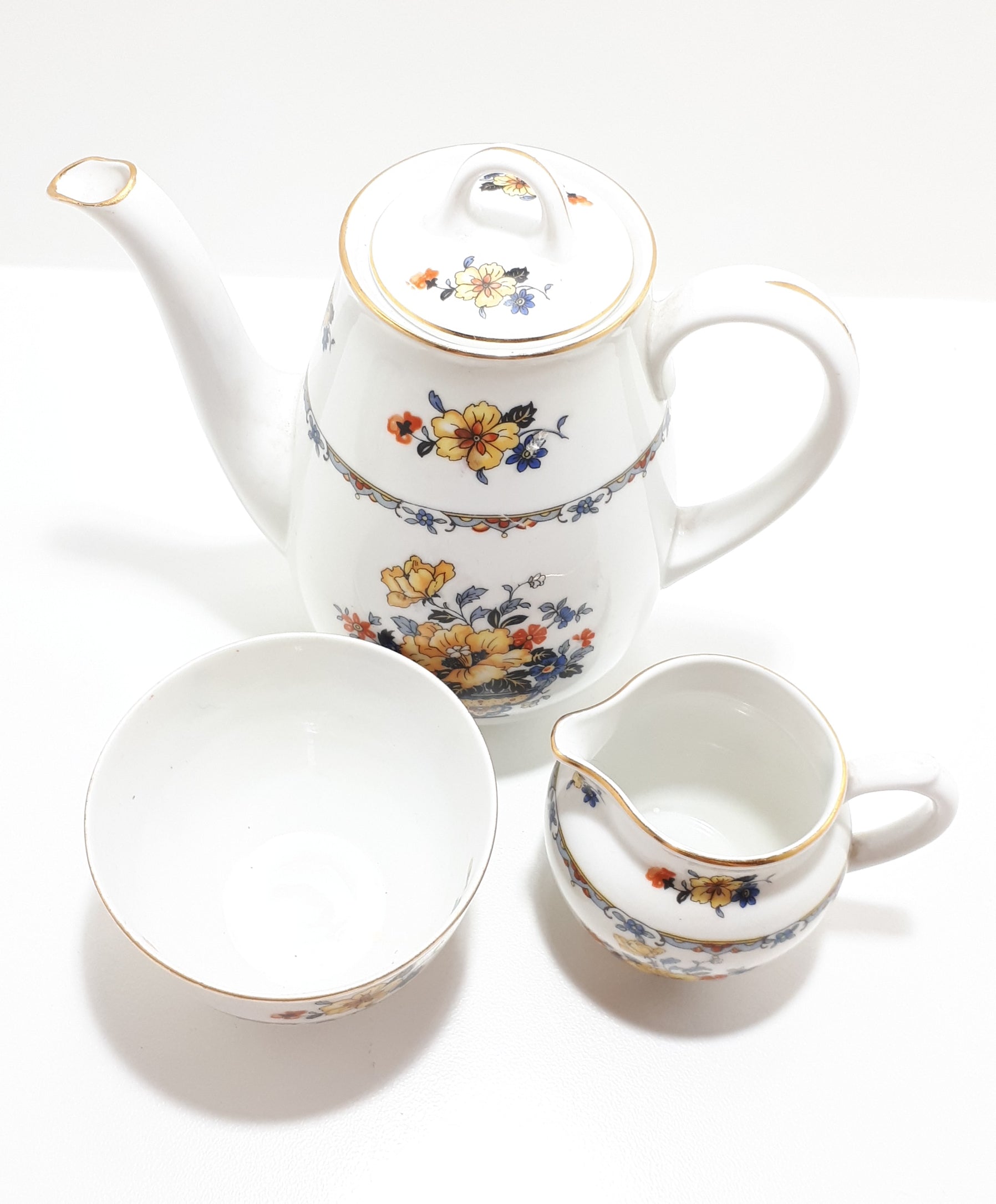 Complete Vintage TK Thun (Czechoslovakia) Coffee Set – 15 Piece