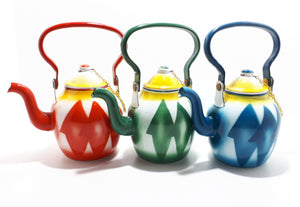 Quirky Little Garnet Enamel Tea Pot – 1 Litre Capacity