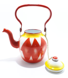 Quirky Little Garnet Enamel Tea Pot – 1 Litre Capacity