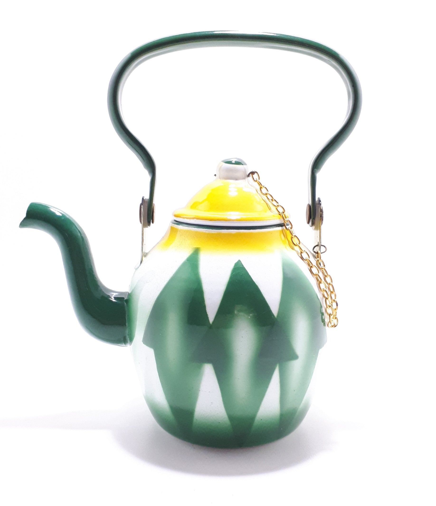 Quirky Little Garnet Enamel Tea Pot – 1 Litre Capacity