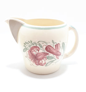 Susie Cooper Kestrel Shape Creamer & Large Open Sugar Bowl –Tiger Lily Pattern