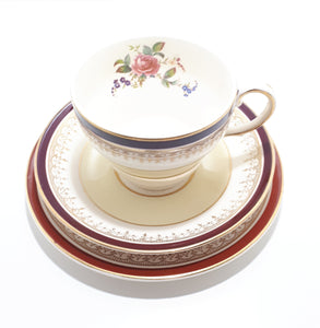 Antique Johnson Bros. Pareek Tea Trio – Cup, Saucer & Tea Plate