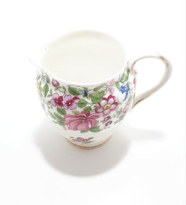 Rare Antique Fine Porcelain Crown Staffordshire Creamer