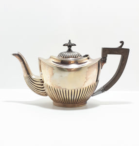 Small Antique 1906-1910 Atkin Brothers Silver Plated Edwardian Era Teapot