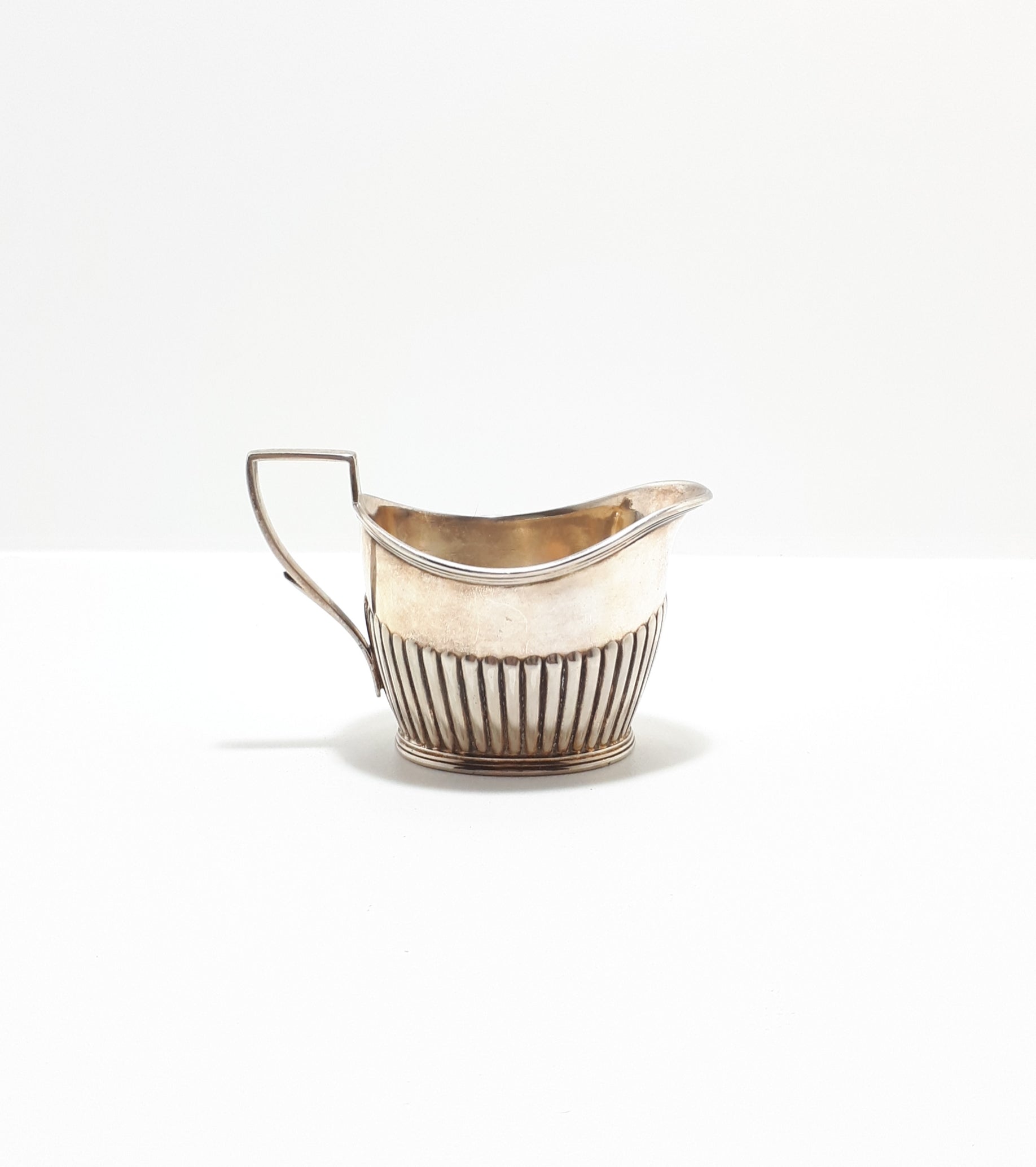 Small Antique 1906-1910 Atkin Brothers Silver Plated Edwardian Era Creamer