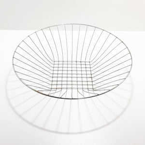 Contemporary Steel Wire Flared Countertop Display Basket