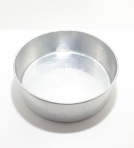 22 cm Diameter Deep Aluminium Cake Pan/Tin With Rolled Rim