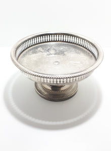 Vintage (Pre 1950’s) Pierced & Etched Silver Plated Tazza