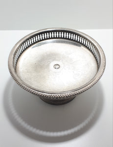 Vintage (Pre 1950’s) Pierced & Etched Silver Plated Tazza