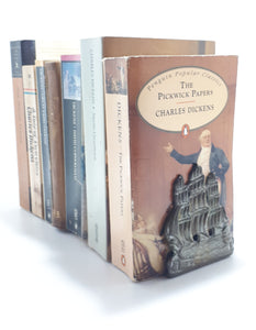 Set Of Two Identical Brass 1700’s Caravel Bookends