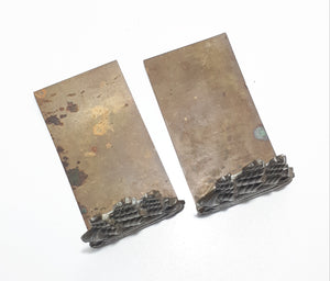 Set Of Two Identical Brass 1700’s Caravel Bookends