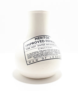 Rare Antique Ceramic Meritor Improved Inhaler By MAW Of London (Solomon Maw – Surgeons Instrument Maker)