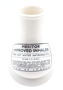 Rare Antique Ceramic Meritor Improved Inhaler By MAW Of London (Solomon Maw – Surgeons Instrument Maker)
