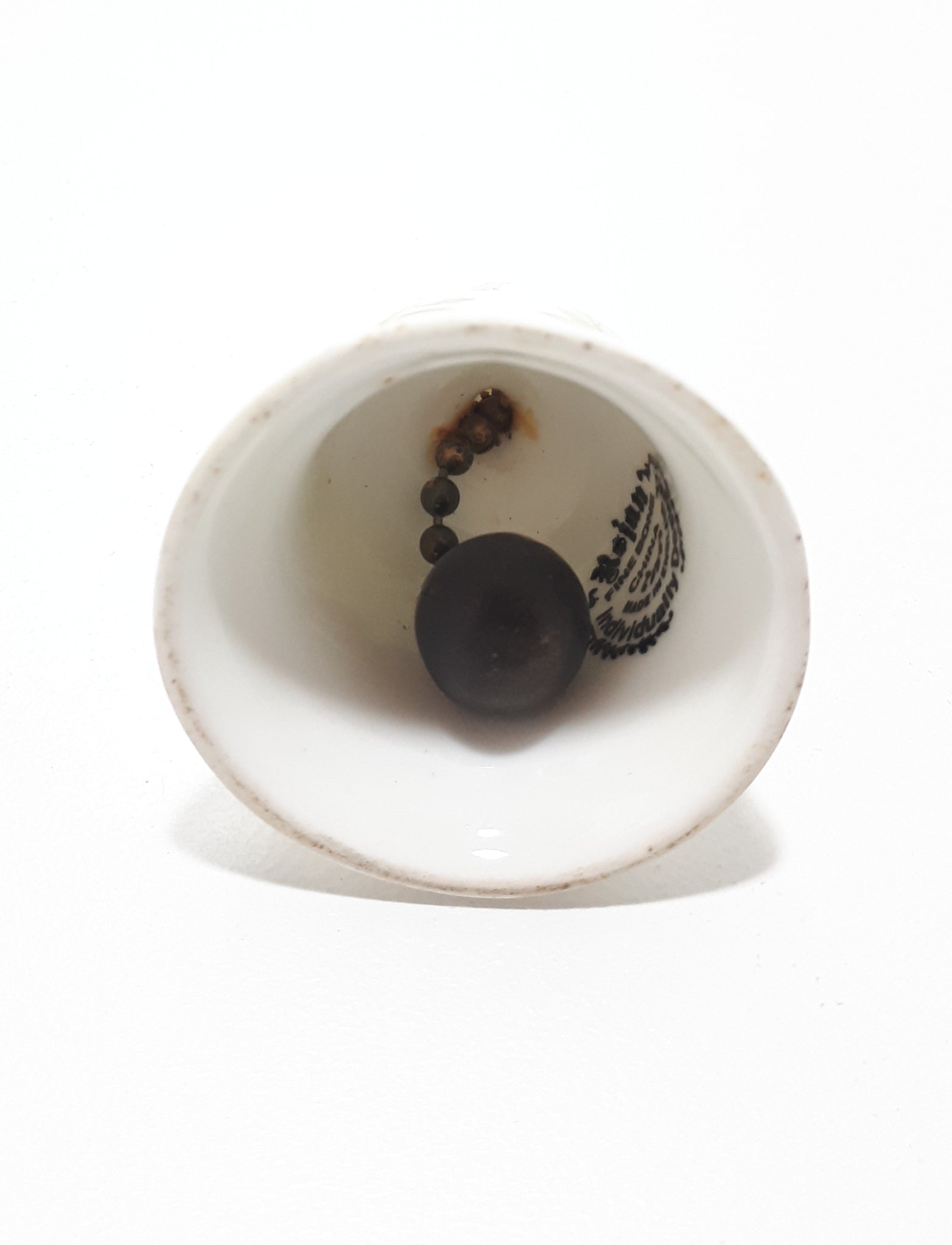 Miniature Rojan Fine Bone China Individually Designed Table Bell