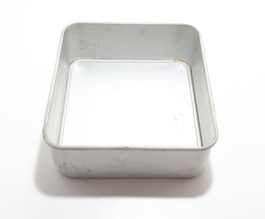 Square Aluminium Cake Pan With Removable Base
