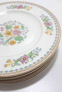 Early 1930’s Set Of 6 John Maddock & Sons Cake Plates
