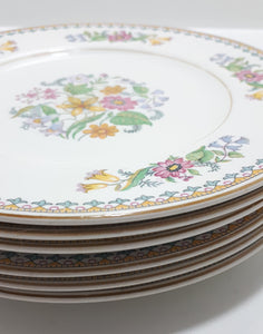 Early 1930’s Set Of 6 John Maddock & Sons Cake Plates