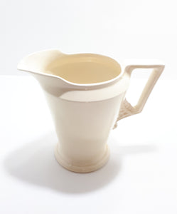 1927-late 1930's Cream Coloured Zenith Burleigh Ware  Jug – 500 ml