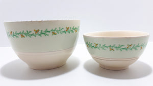 1940’s Pair of Porcelain Burleigh Ware (Burgess & Leigh) Bowls