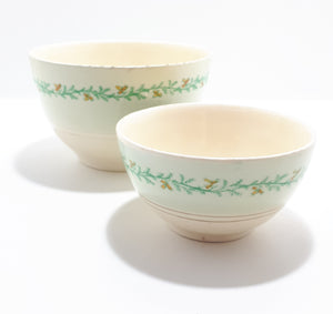 1940’s Pair of Porcelain Burleigh Ware (Burgess & Leigh) Bowls