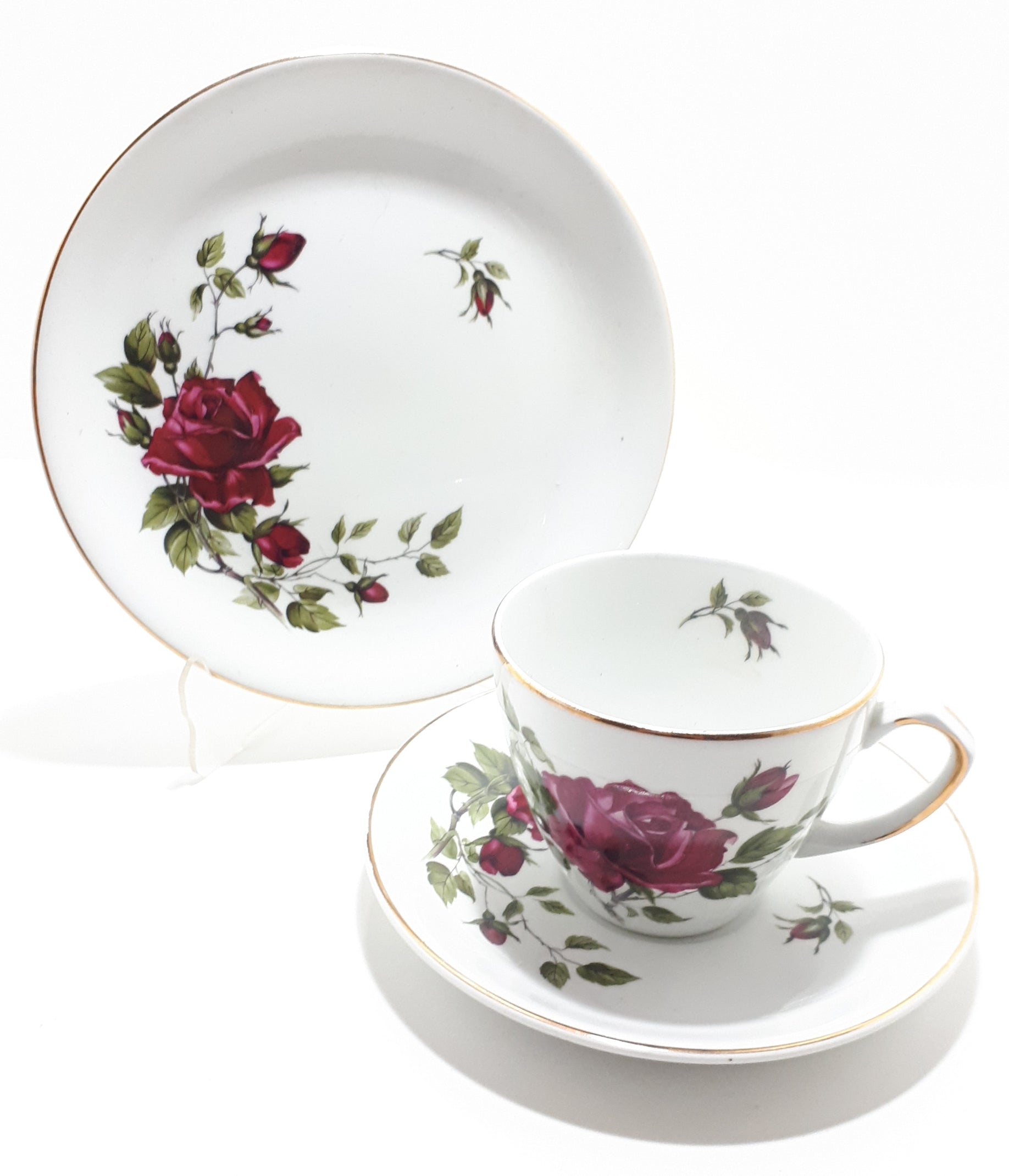 21 Piece Alfred Meakin Glo White Tea Set