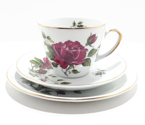 21 Piece Alfred Meakin Glo White Tea Set
