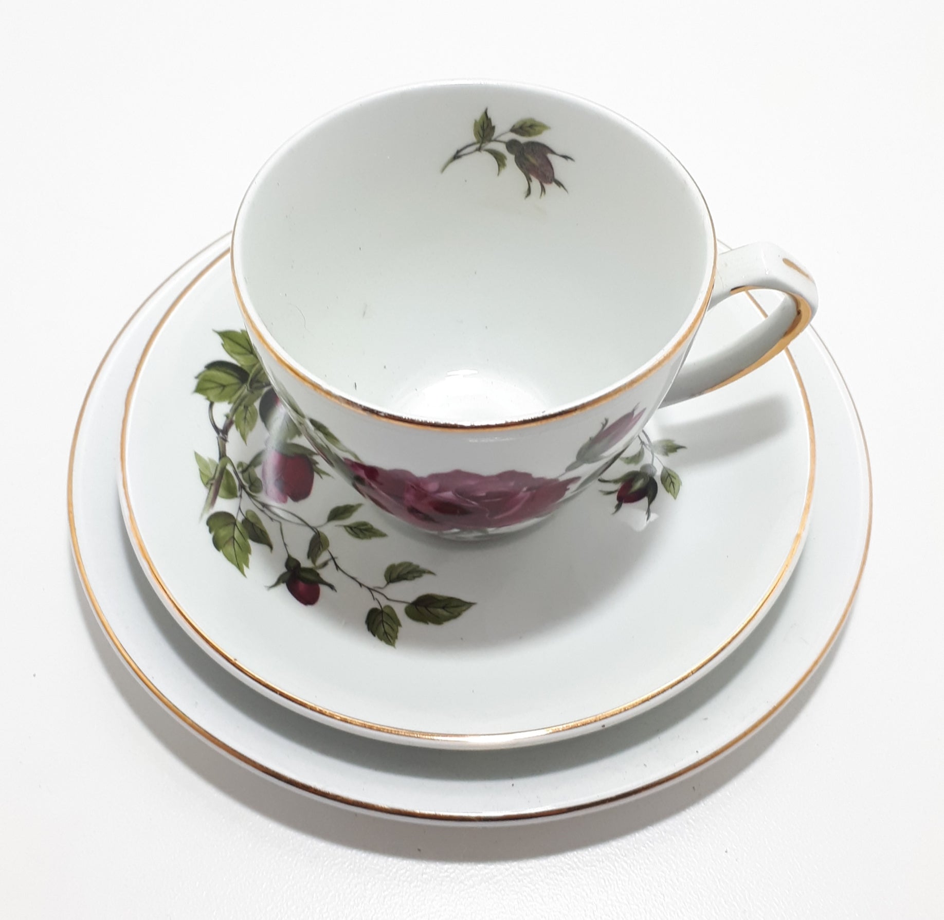 21 Piece Alfred Meakin Glo White Tea Set