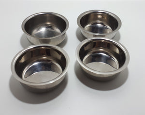 Set Of 4 Stainless Steel Food Prep / Spice Bowls